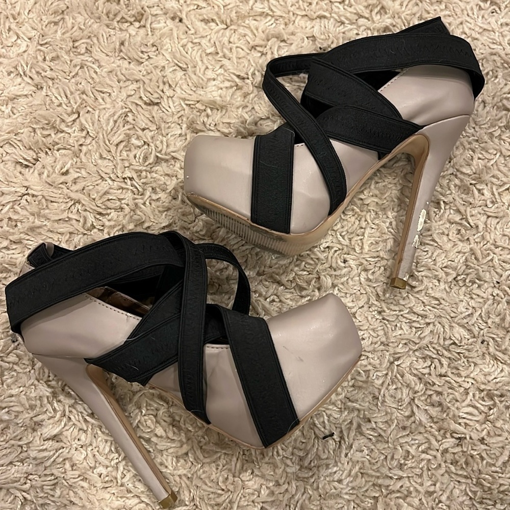 VS strappy heels